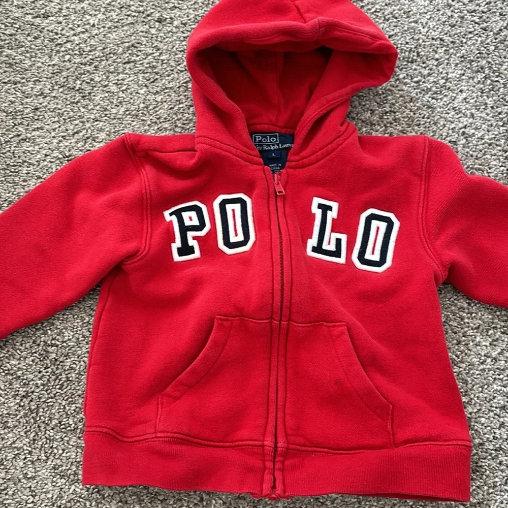 2-pc Polo Ralph Lauren Sweatshirt kids 2T Performance Hoodie &zip Jacket…